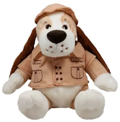Jucărie de pluș Amek Toys - Câine, safari, 26 cm