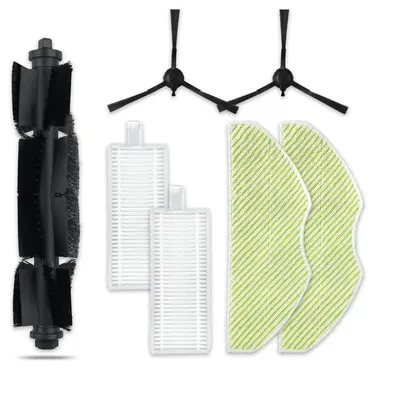 Set accesorii PAA-home®, compatibil cu aspiratoarele Rowenta X-Plorer S75 Animal & Allergy RR8567WH si X-Plorer S75 S+ RR8587WH 2 filtre, 2 perii late