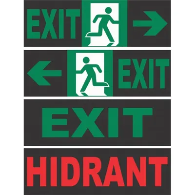 Autocolant Lampa Exit 30 Led