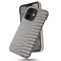 Husa de Protectie Timebox, Apple iPhone 12, Microfibra in Interior, Gri - Default Title