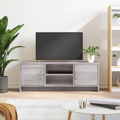 vidaXL Dulap TV, gri sonoma, 102x30x37,5 cm, lemn prelucrat