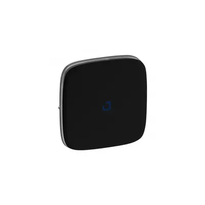Capac Valena Allure -one/Intrerupator cap scara/push-button -cu albastru lens -negru