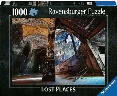 Puzzle Ravensburger din 1000 piese - Casă alpină cu graffiti