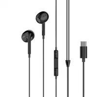Handsfree USB-C XO Design EP74, Negru