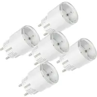 Pachet 5 Shelly Plug S Gen3 Alb Prize inteligente WiFi, Matter, Bluetooth, monitorizare consum 3800238072292