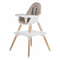 Scaun de masa, FreeON, Eos, 3 in 1, Multifunctional, Cu tavita reglabila si detasabila, Conform cu standardul european de securitate EN 14988:2017+A1:2020, Beige