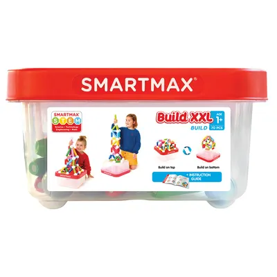 Joc magnetic, Smart Max, Constructii XXL, 70 piese