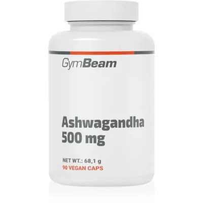 GymBeam Ashwagandha 500 mg capsule pentru sănătate fizică și psihică 68.1 g