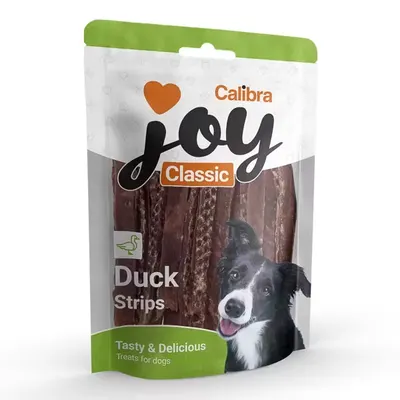 Recompense caini, Calibra Joy Dog Classic Duck Strips, 80 g