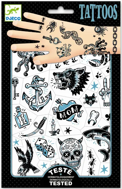 Tatuaje pentru copii Djeco - Dark Side