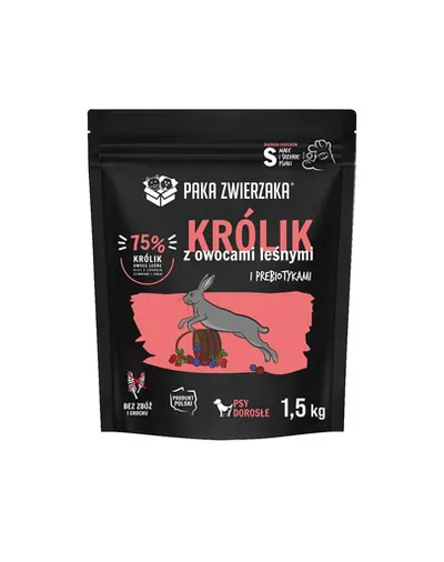 PAKA ZWIERZAKA Seventh Heaven Hrana caine talie mica, cu iepure si fructe de padure 1,5kg