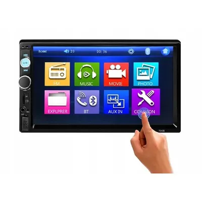 MP5 Player Auto 7010B, Bluetooth, Touchscreen, 4 x 60W, telecomanda