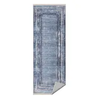 Covor albastru de tip traversă 80x200 cm – Mila Home
