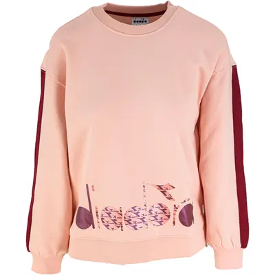 Bluza copii Diadora Crew Twinkle, Roz