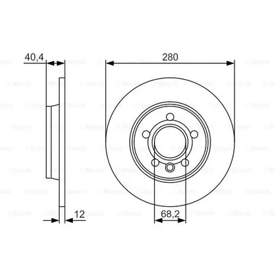 Disc frana BOSCH 0 986 479 R91