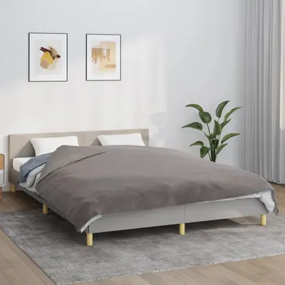 Gossi patura grea cu husa, gri, 200x225cm, 13 kg, material textil