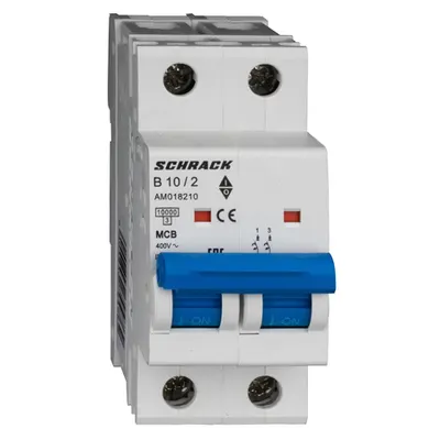 Intreruptor automat AMPARO 10kA, B 10A, 2 poli