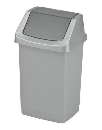CURVER Cos de gunoi "CLICK-IT" 50 L argintiu/grafit