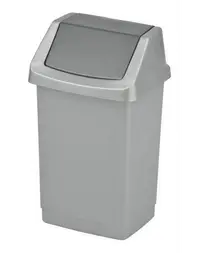 CURVER Cos de gunoi "CLICK-IT" 50 L argintiu/grafit
