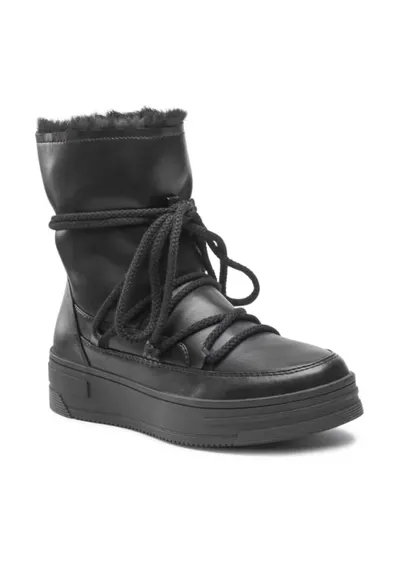 Ghete dama - 5904862248745 - Negru - Piele ecologica - Negru
