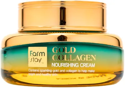 FarmStay Cremă de față Gold Collagen, 50 ml