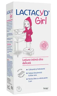 LACTACYD Girl Lotiune intima ultra delicata pentru fete 200ml
