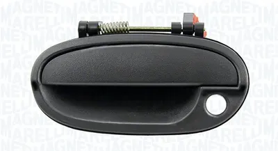 Maner usa Fata Stanga (extern, cu orificiu pentru incuietoare, negru) potrivit CHEVROLET MATIZ 0.8-1.0LPG 03.05