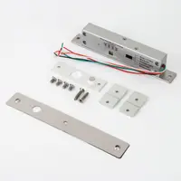 Minibolt electric (fail-safe) cu monitorizare, temporizare, senzor magnetic si led de stare pe partea frontala YB-500A(LED)