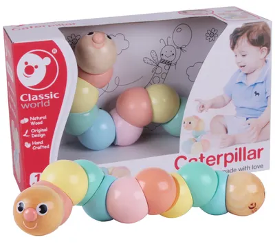 Jucarie pentru copii Classic World - Omida multicolora