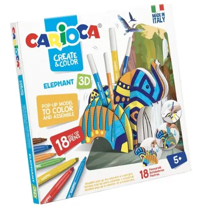 Set creativ Create & Color - Elefant 3D