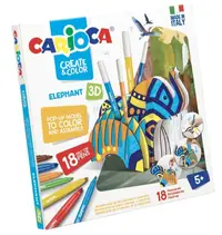 Set creativ Create & Color - Elefant 3D