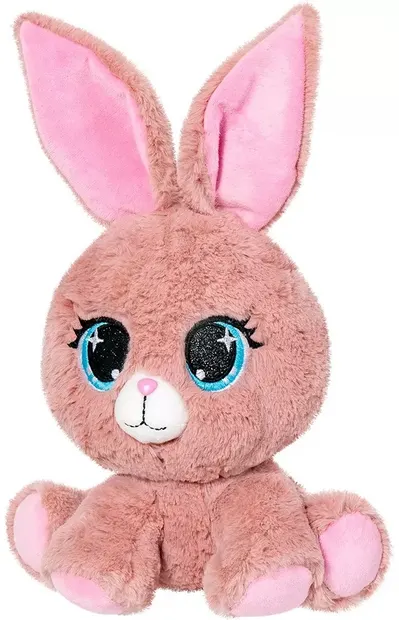 Iepuraș de pluș Stip - Mila, roz, 25 cm