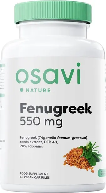 Fenugreek, 550 mg, 60 capsule, Osavi