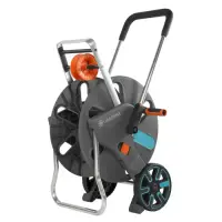 Carucior pentru furtun, Gardena Clasic 100 HG 18520-20, cu roti de transport