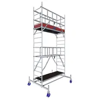 Schela Protec 0,6 x 2m, aluminiu, inaltime lucru 5.3m, inaltime schela 4.45m, inaltime platforma 3.3m (0+2+4)