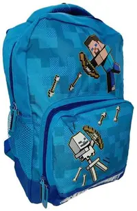 Ghiozdan pentru grădinită Uwear - Minecraft Steve and Skeleton