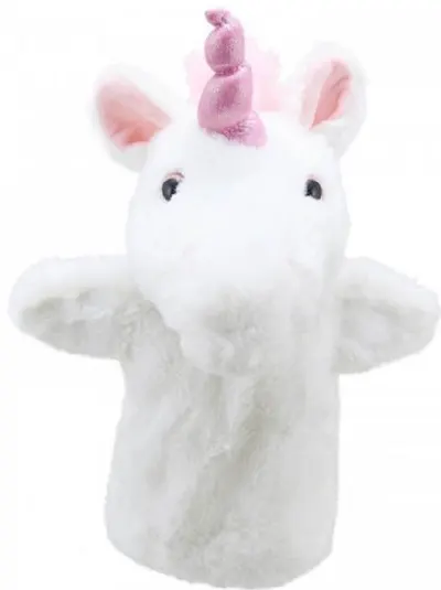 Papusa manusa The Puppet Company - Unicorn, 25 cm