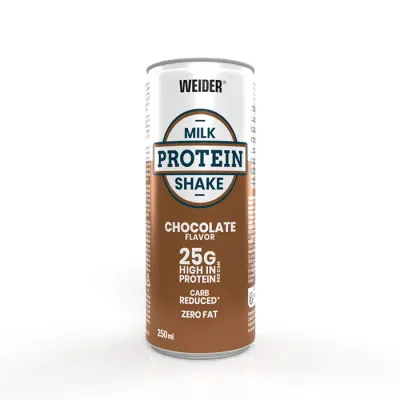 Shake proteic low carb, WEIDER, ciocolată, 250 ml
