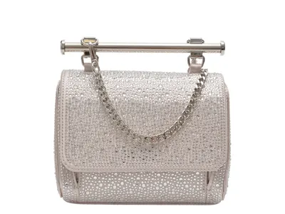 Geanta ALDO gri, BLINGCHIC 060, din material textil