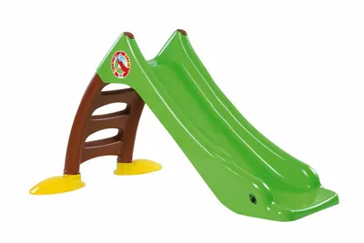 Tobogan pentru copii Dohany Dolphin Green 120 cm,margini rotunjite,functie conectare la apa,utilizare interiorexterior