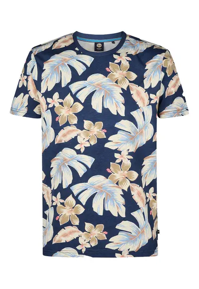 Tricou barbati bleumarin - Bleumarin