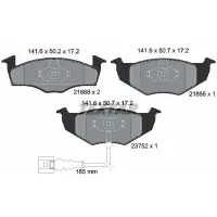 Set placute frana, frana disc TEXTAR 2186801
