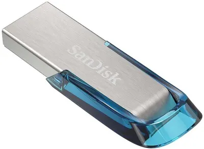 Memorie flash SanDisk - Ultra Flair, 64GB, USB 3.0, albastru