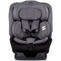 Scaun auto pentru copii Chipolino Mondial Charcoal 40-150 cm I-Size cu spatar reglabil
