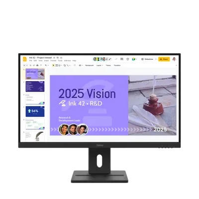 Monitor Commercial Lenovo ThinkVision E27Q-40, 27", 2560 x 1440 pixeli, Black, 3 ani garantie
