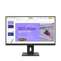 Monitor Commercial Lenovo ThinkVision E27Q-40, 27", 2560 x 1440 pixeli, Black, 3 ani garantie