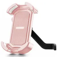 Suport pentru smartphone biciclete antichoc, retrovizor, Hw-128, roz