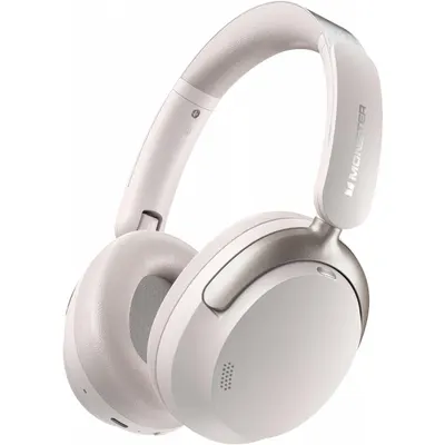 Handsfree Bluetooth Monster Persona 3rd, MultiPoint, A2DP, ANC, Alb