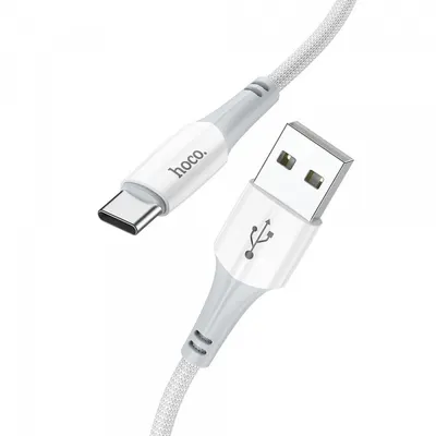 Cablu Date si Incarcare USB-A - USB-C HOCO X70, 18W, 1m, Alb