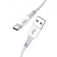 Cablu Date si Incarcare USB-A - USB-C HOCO X70, 18W, 1m, Alb
